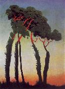  Felix  Vallotton Landscape with Trees oil